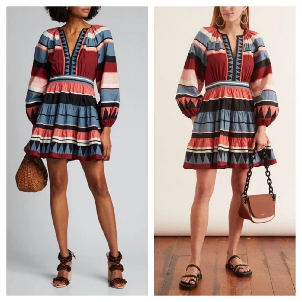 Ulla Johnson Mika Dress Rose Sz XS/2 - Picture 5 of 8